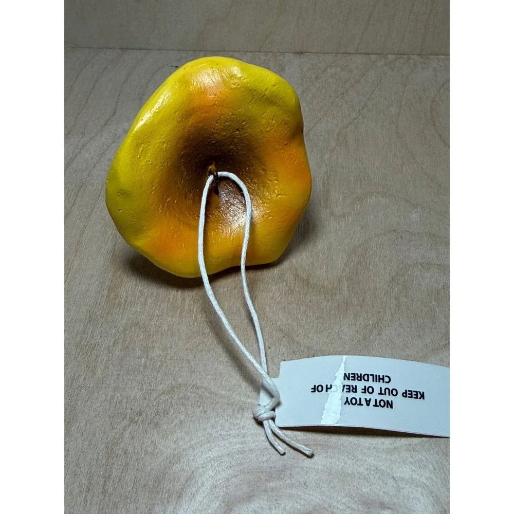Creative Co-op Yellow Resin Chanterelle Mushroom Ornament Woodland DecoR